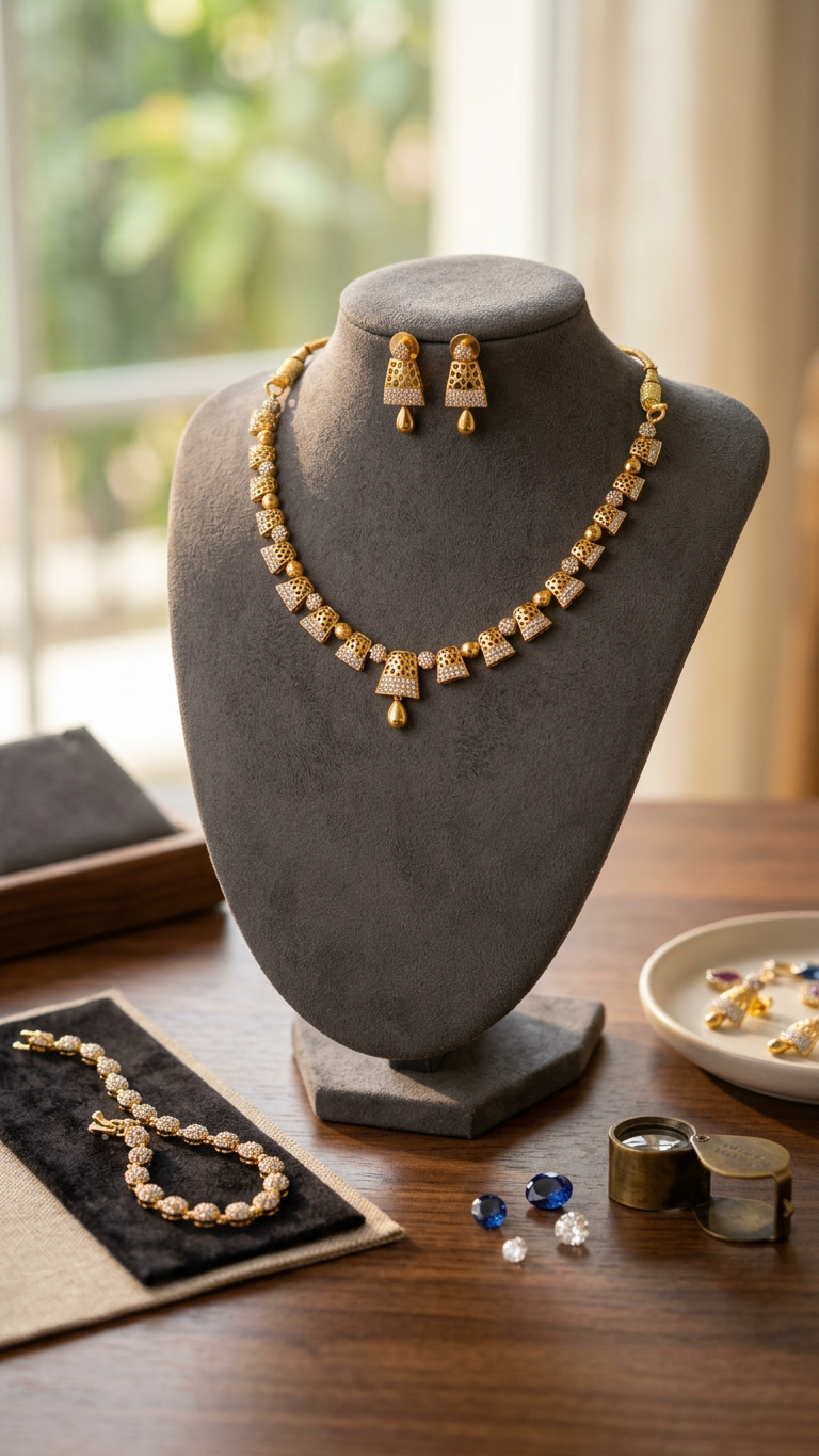 AD Stone Choker Set