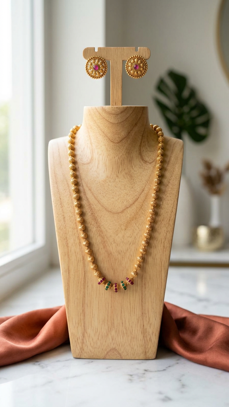 Traditional Bead Necklace Set