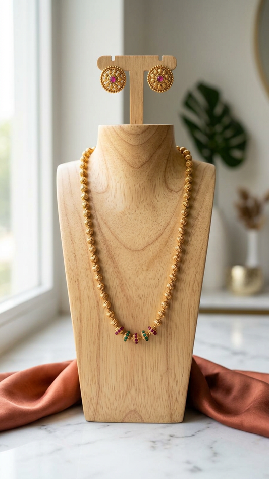 Traditional Bead Necklace Set