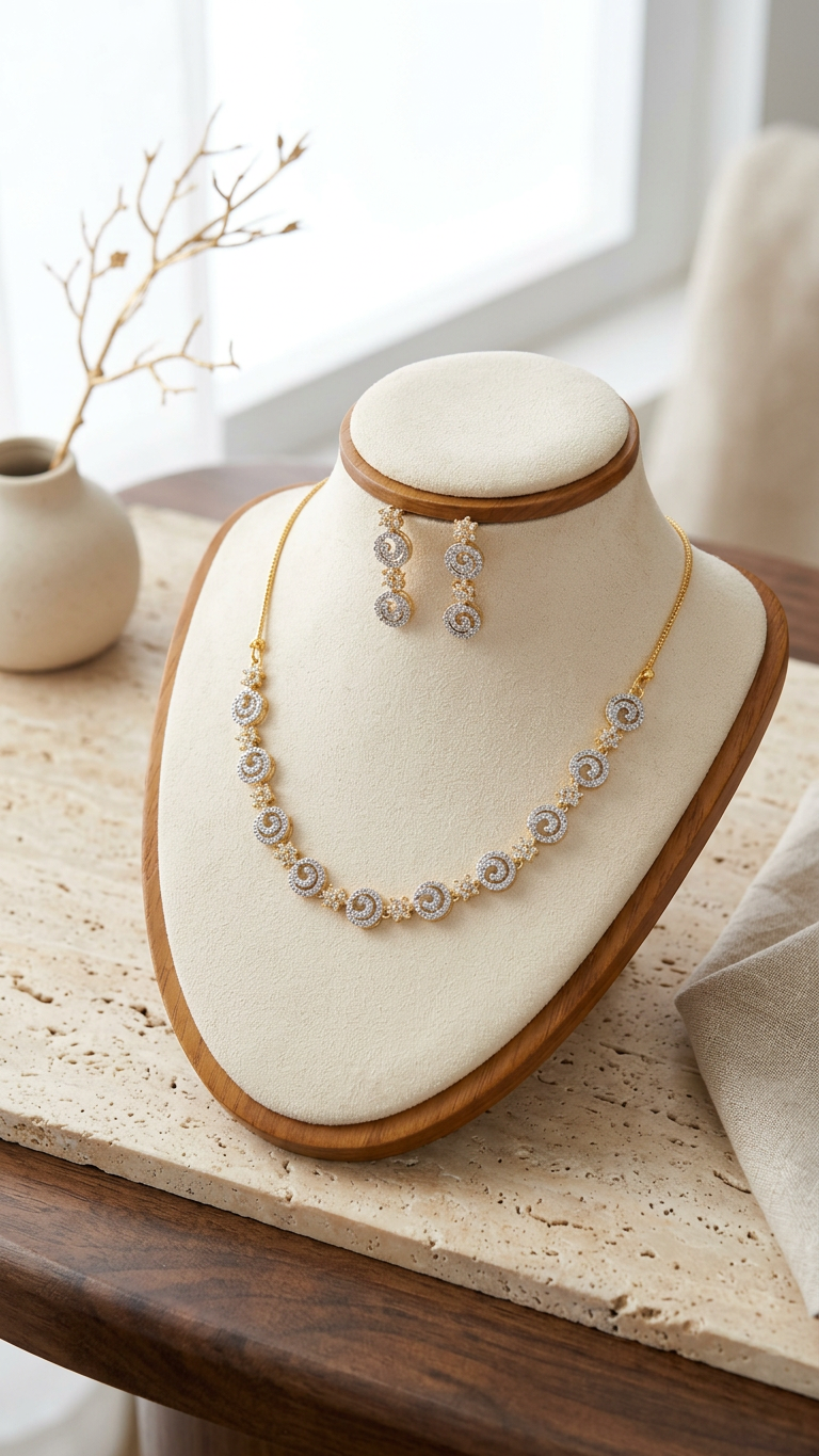AD Stone Choker Set