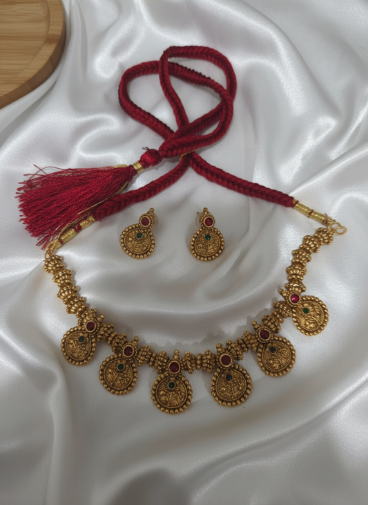 Heritage Coin Motif Necklace set