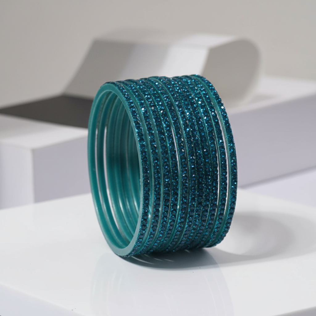 Coloured Bangles – Set of 12