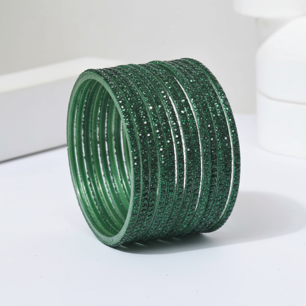 Coloured Bangles – Set of 12