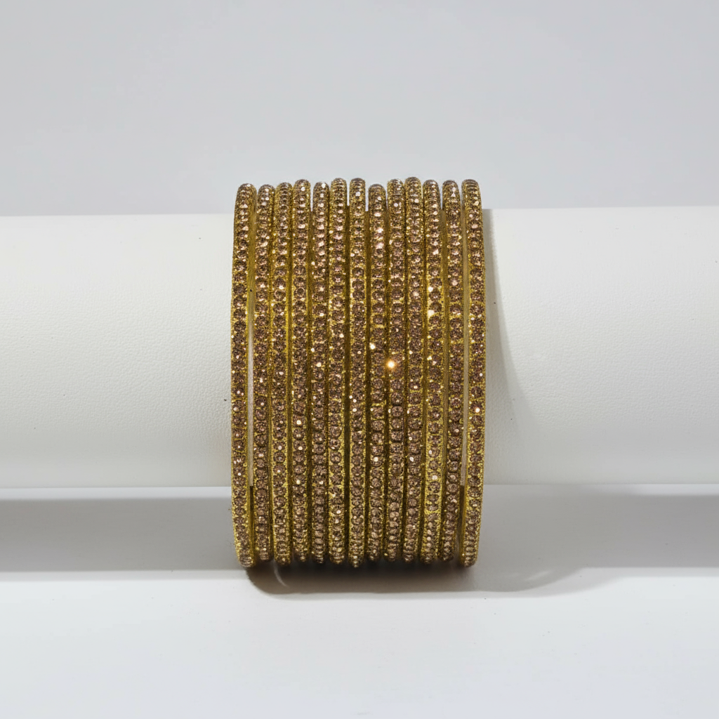 Coloured Bangles – Set of 12