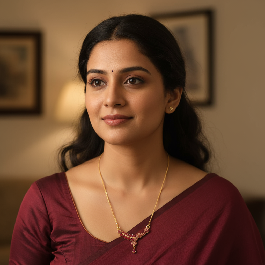 Gold Plated AD Pendant Necklace