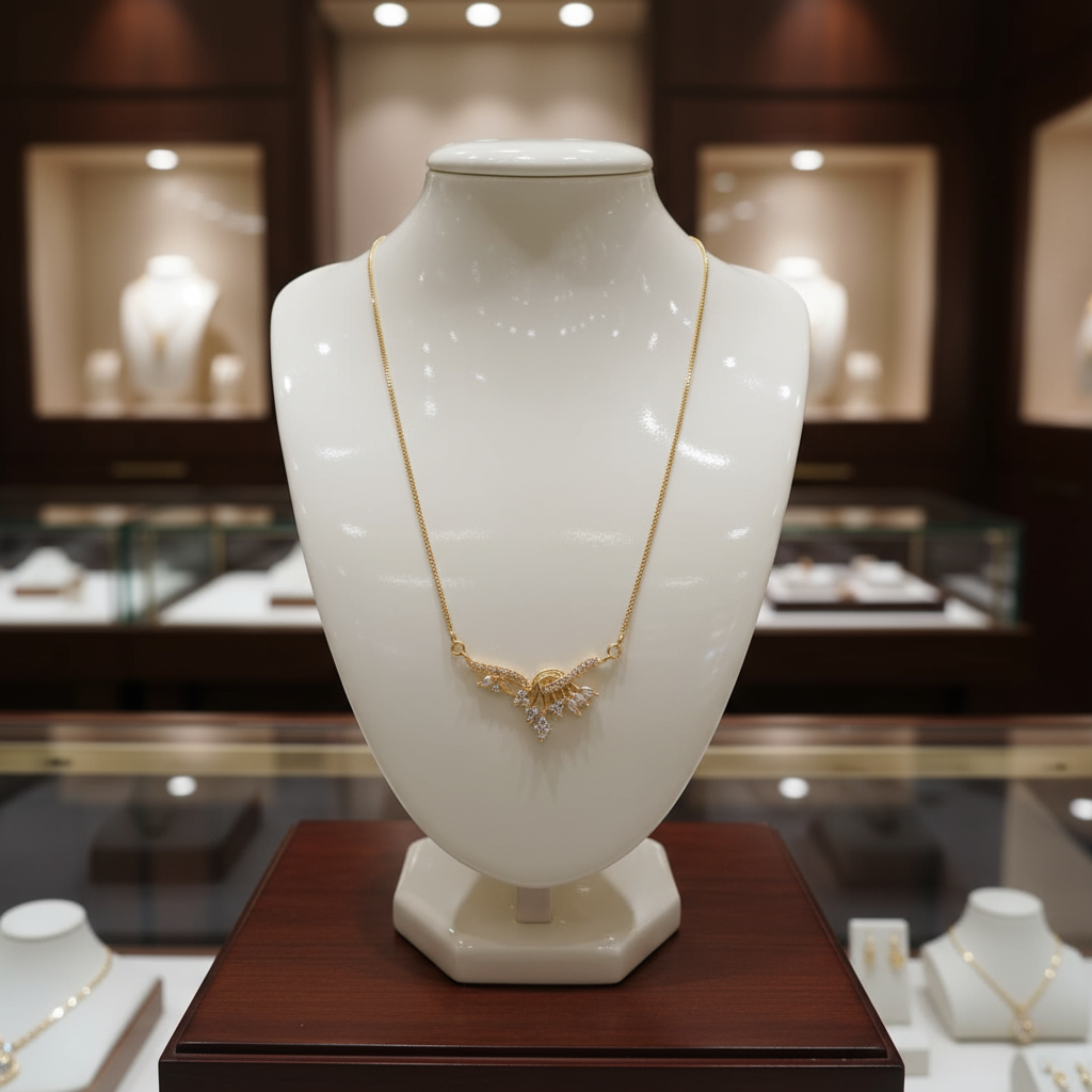 Gold Plated  Pendant Necklace