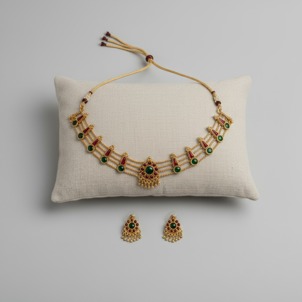 Traditional Gold Finish Choker