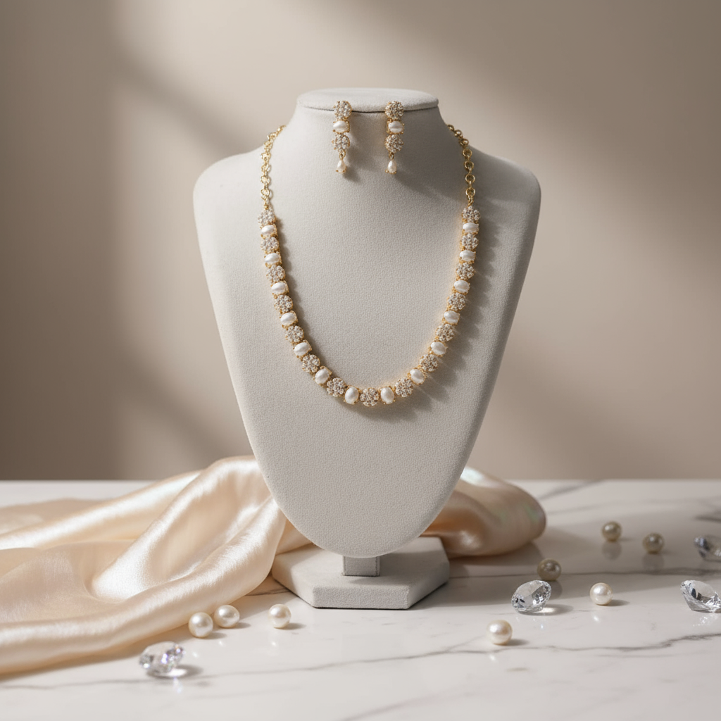 Pearl Necklace Set