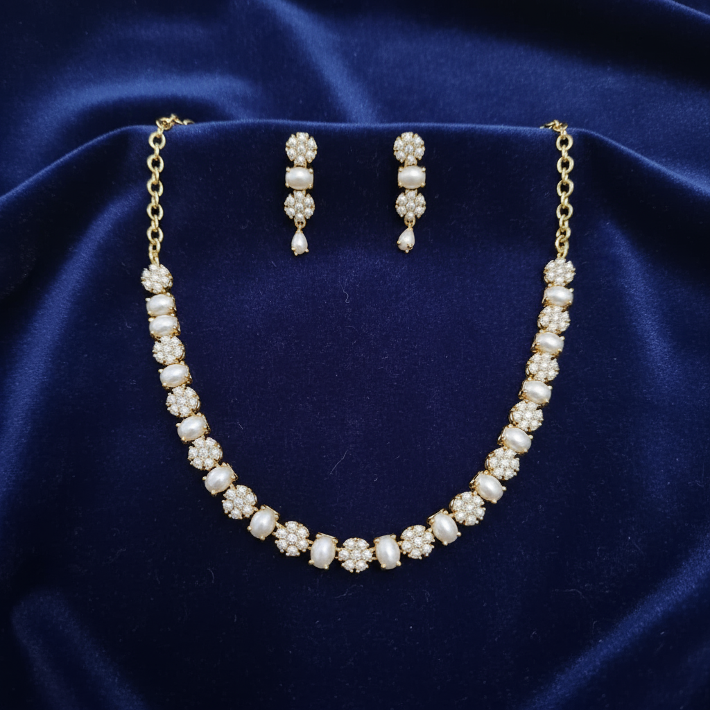Pearl Necklace Set