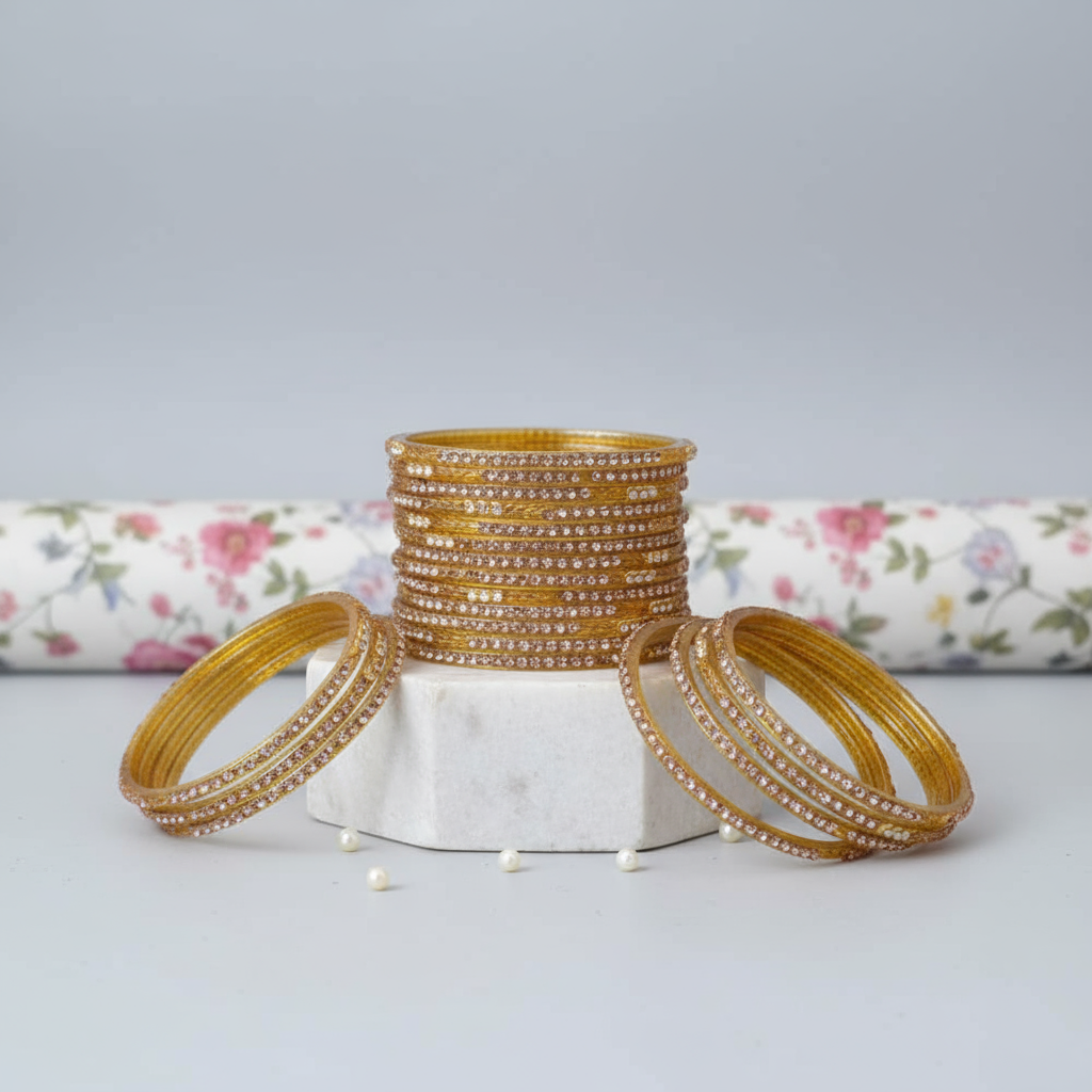 Jaipur Glass Bangles (set of 12)