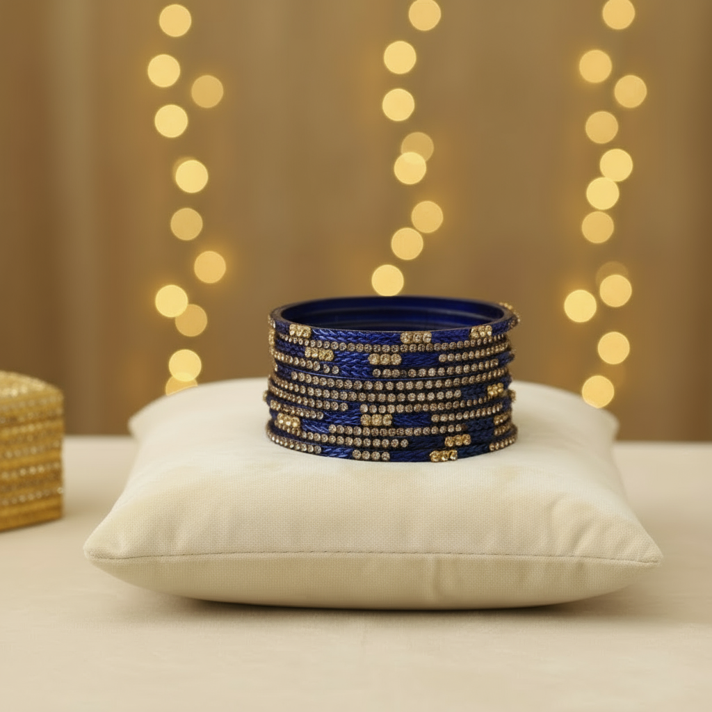 Jaipur Glass Bangles (set of 12)