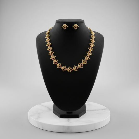 Gold Plated Necklace set