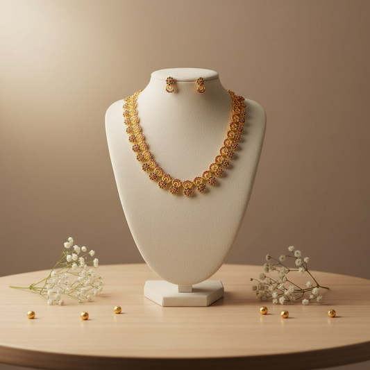 Gold Plated Necklace set