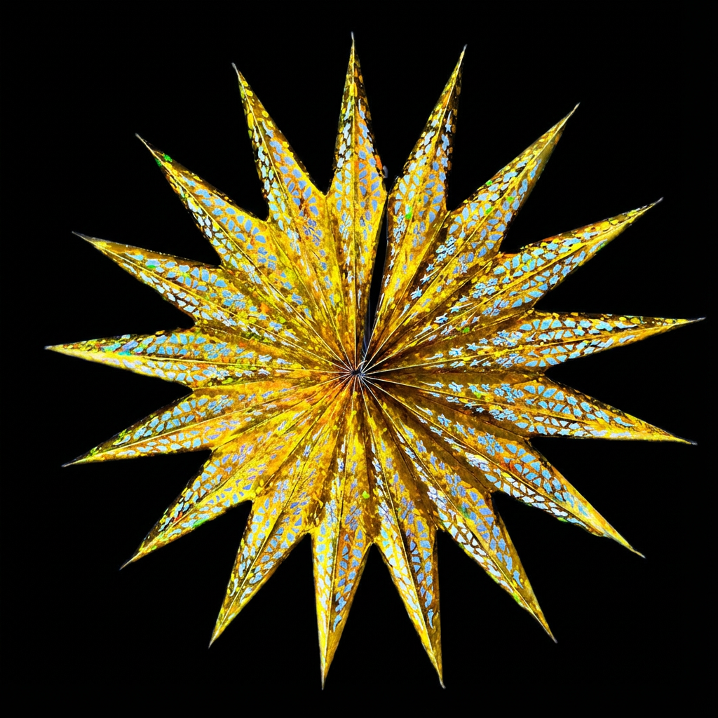 Christmas star (Golden)