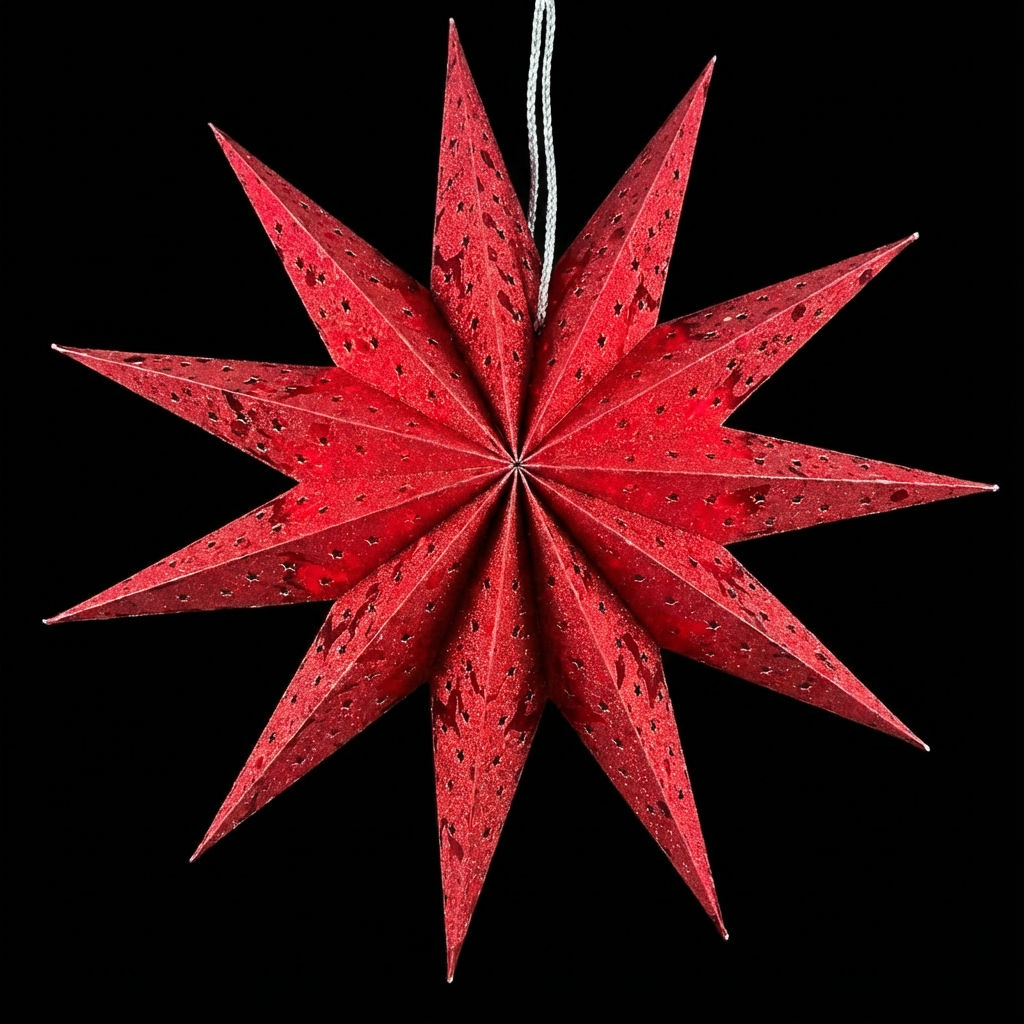 Christmas star (Red)