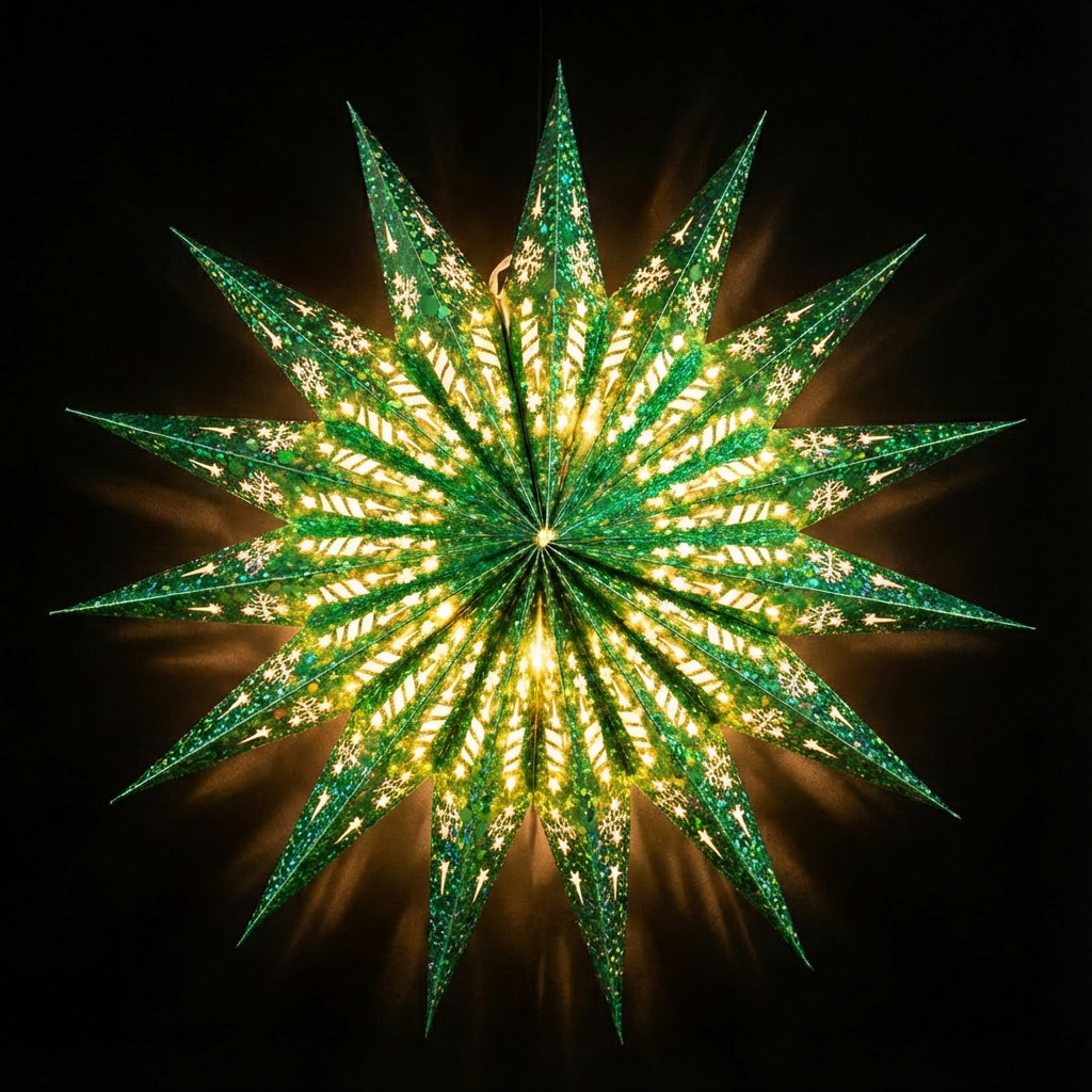 Christmas star (Green)