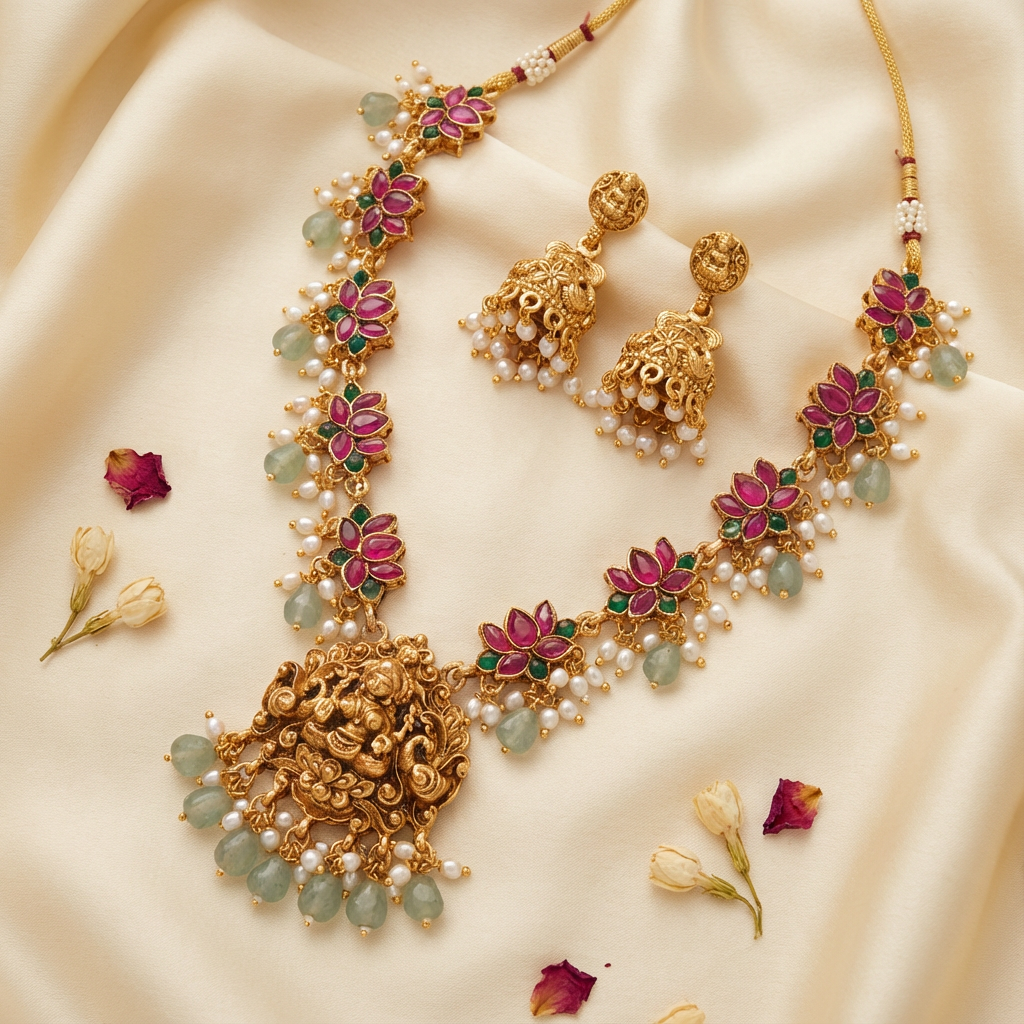 Lakshmi Necklace Set