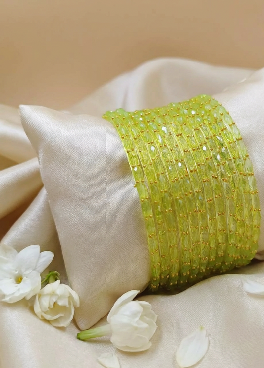 Raindrop Bangles - Lemon (Set of 12)