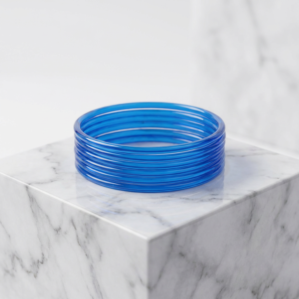 Plain Glass Bangles (set of 12)