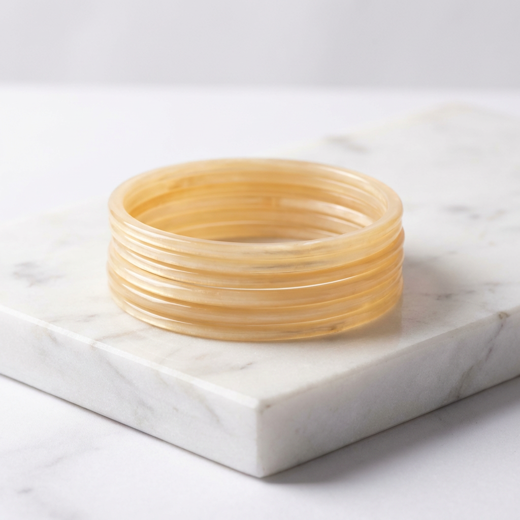 Plain Glass Bangles (set of 12)