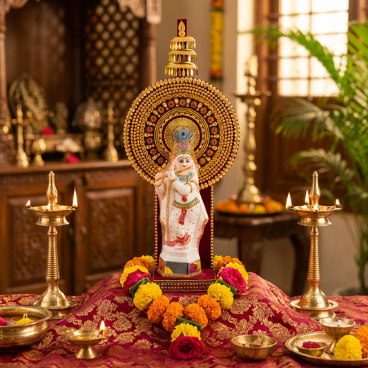 Lord Krishna with Traditional Thidambu