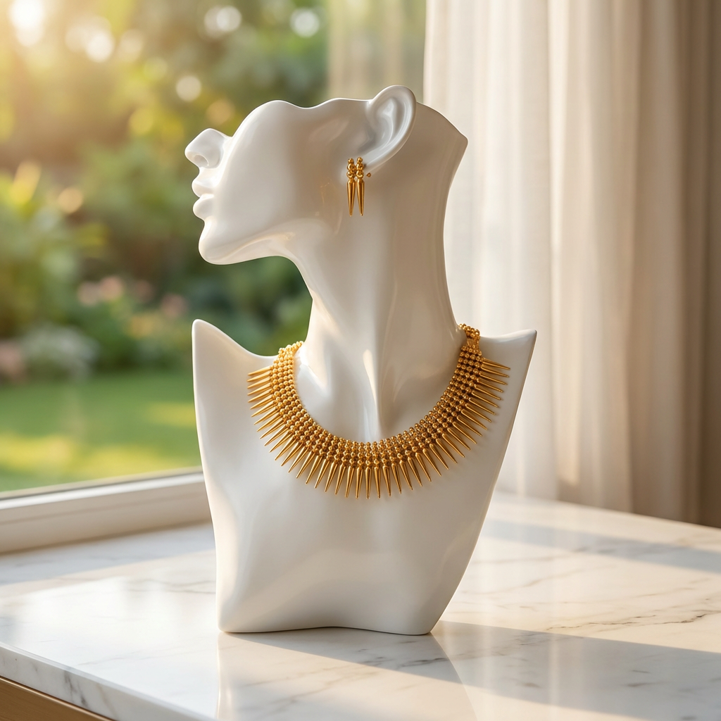 Gold plated Necklace set