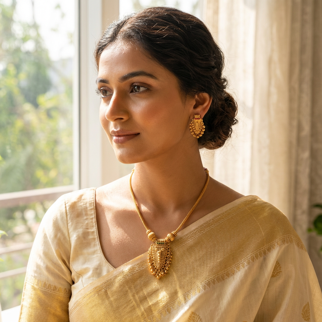 Nettipattam Necklace set