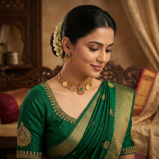 Layered Choker Necklace set