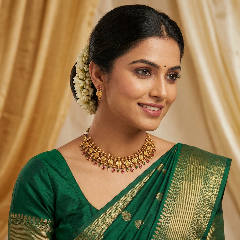 Layered Choker Necklace set