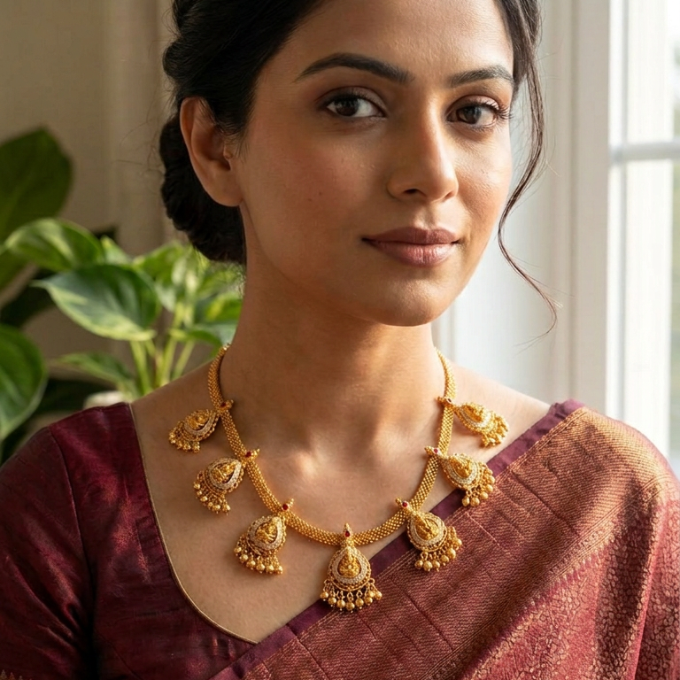 Gold Plated traditional Necklace