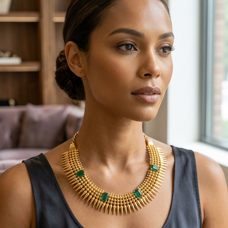 Gold Plated traditional Necklace
