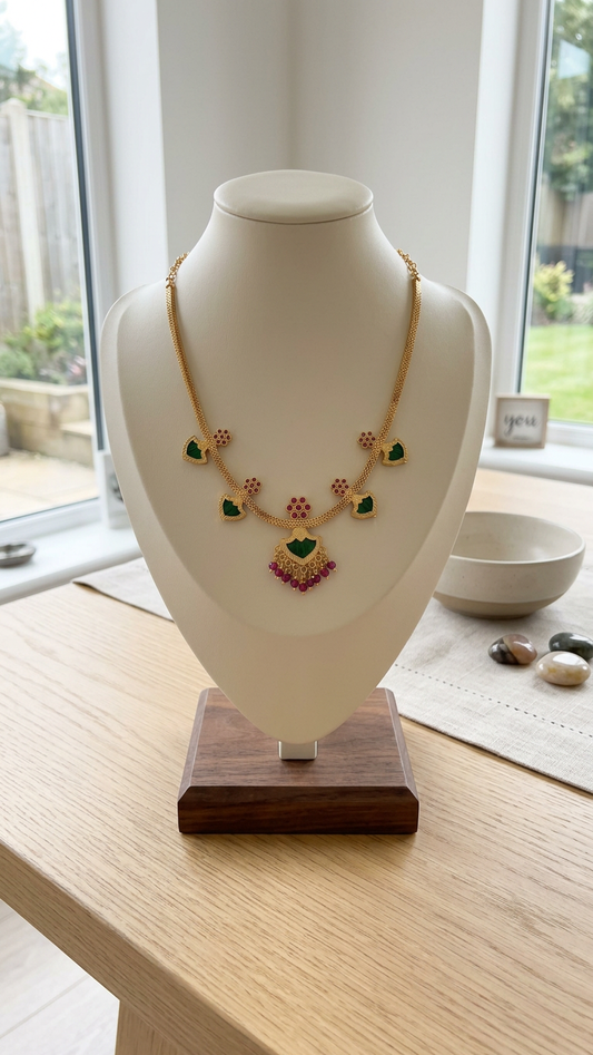 Gold Plated palaka Necklace