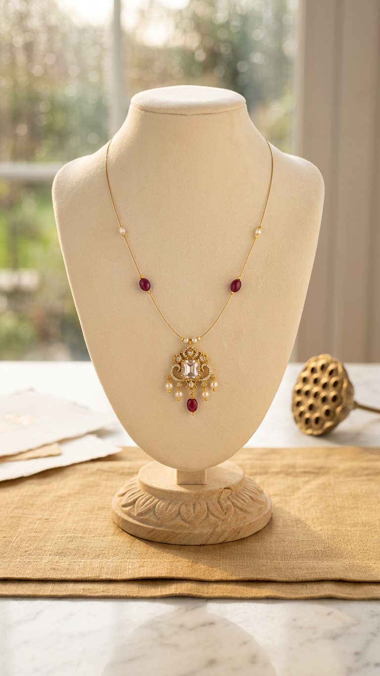 Invisible chain Necklace