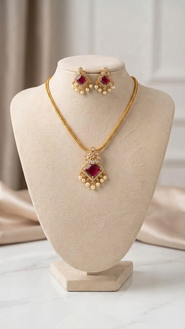 AD Stone Choker Set