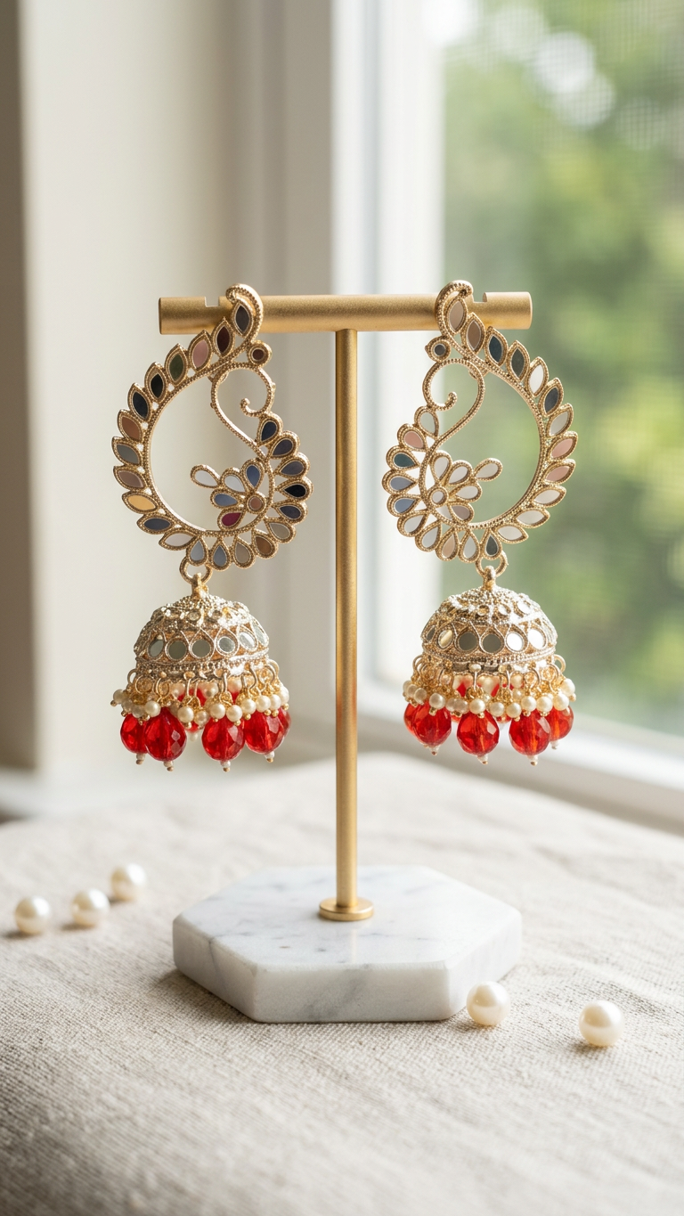 Glass Jhumka
