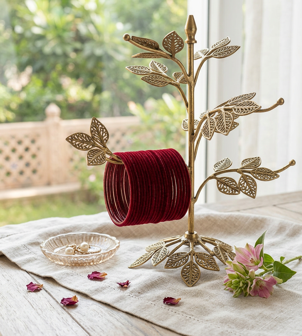 Velvet metal Bangles (set of 36)