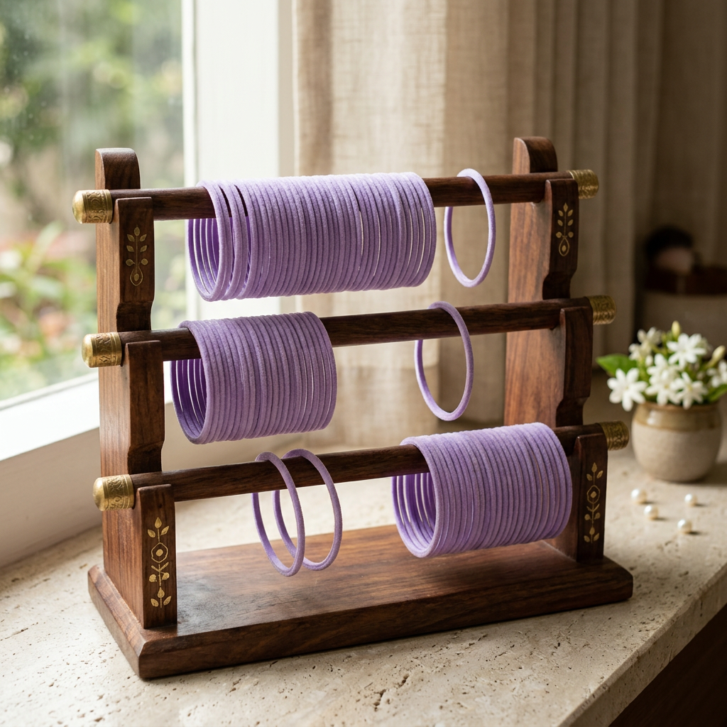 Velvet metal Bangles (set of 36)