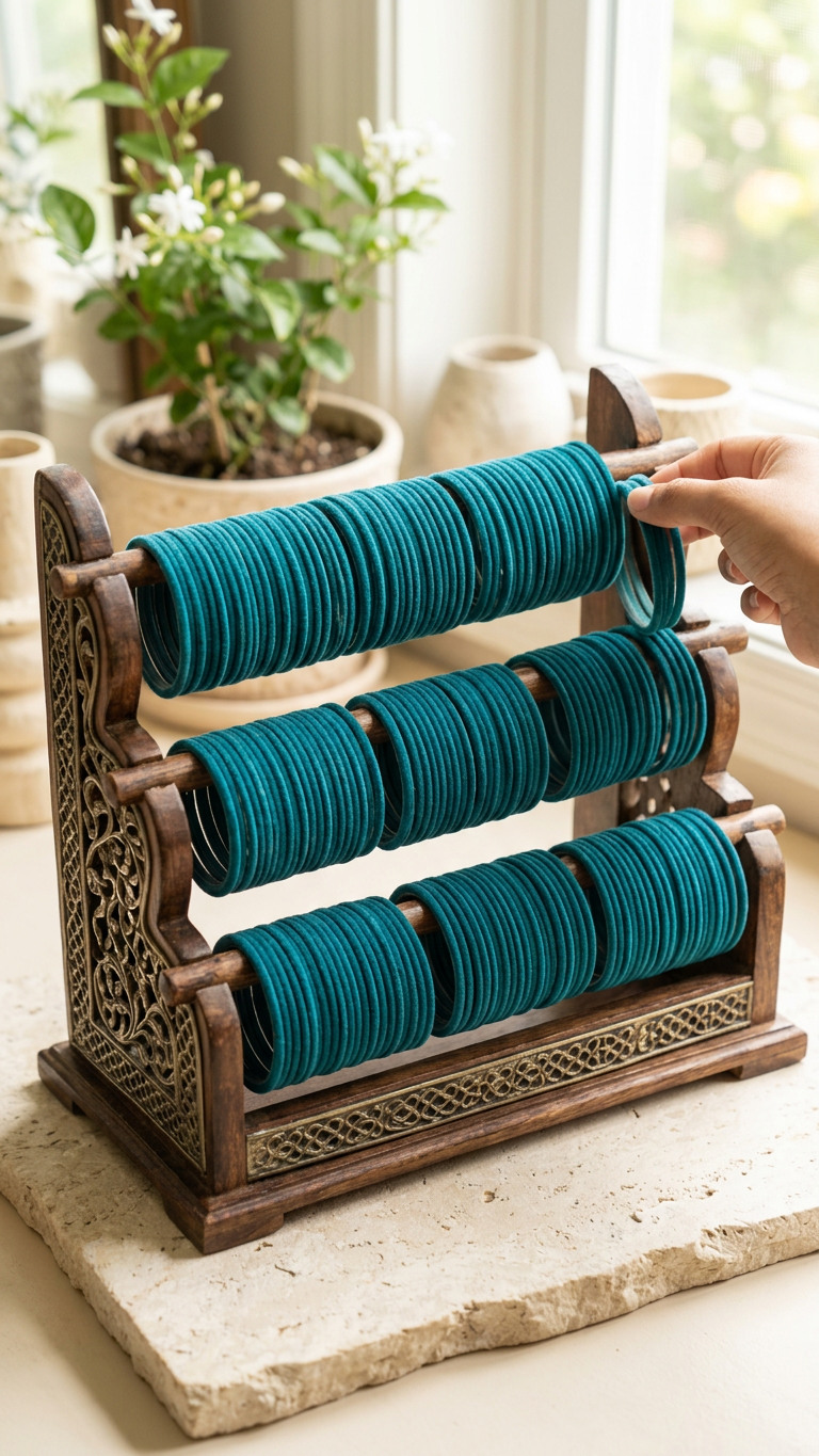 Velvet metal Bangles (set of 36)