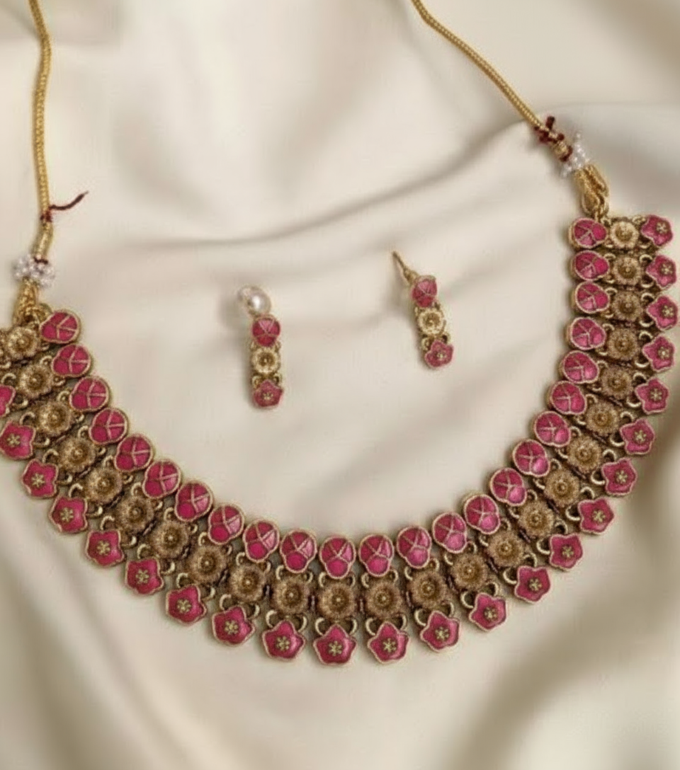 Emerald Blossom Choker