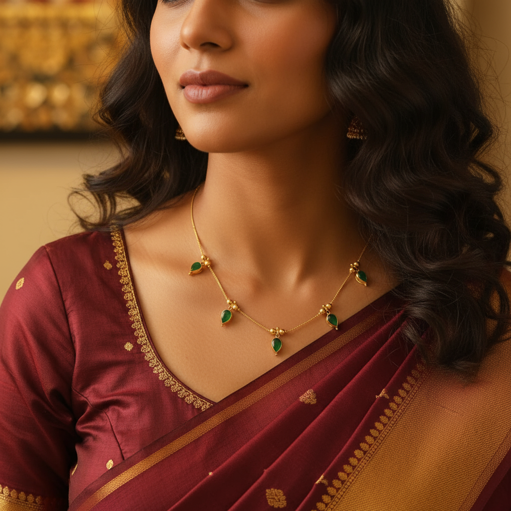 Reversible Palaka Necklace