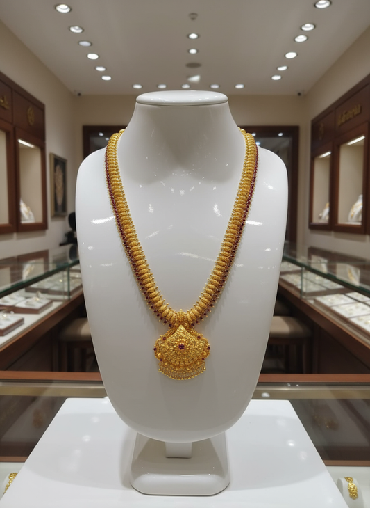 Gold Plated Trational Necklace set