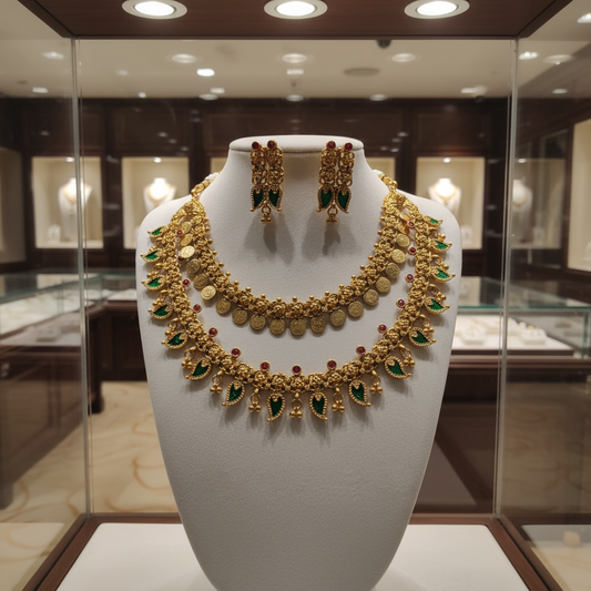 Layered Palaka Necklace set