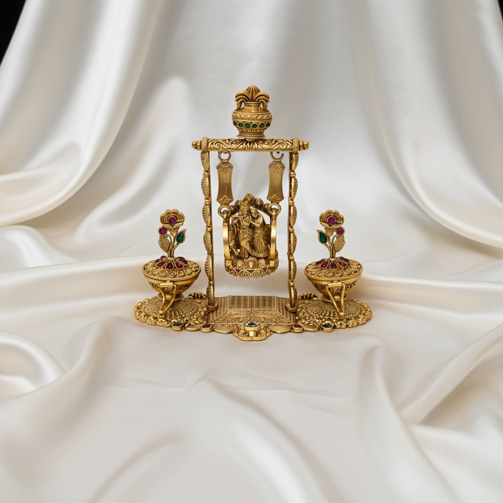 Radha Krishna Sindoor Box