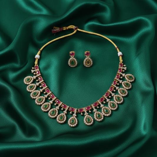 Emerald Royale Necklace Set