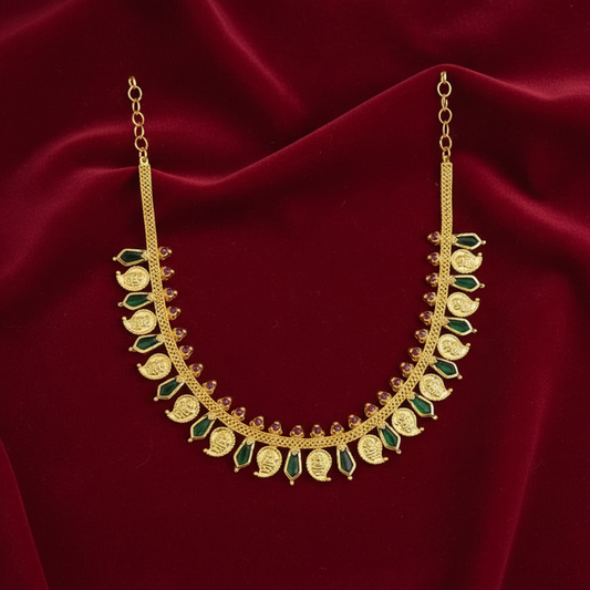 Gold Plated Palaka Manga Necklace