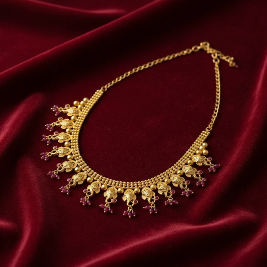 Gold plated necklace