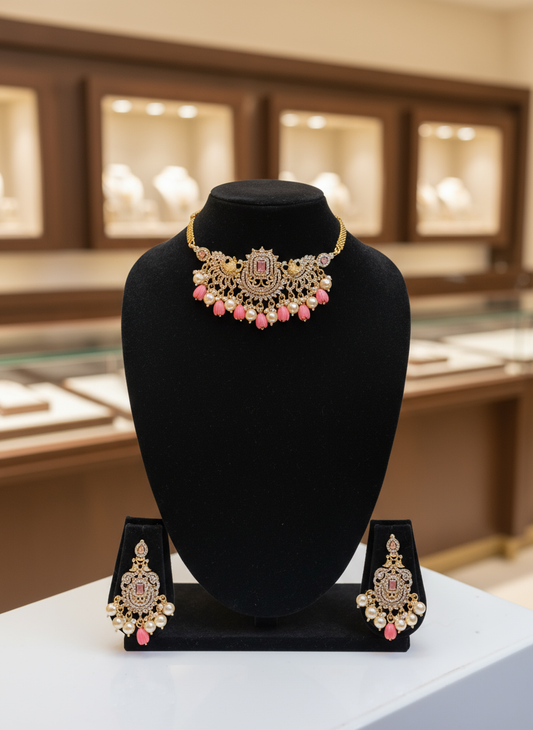 Ornate Blossom Choker set