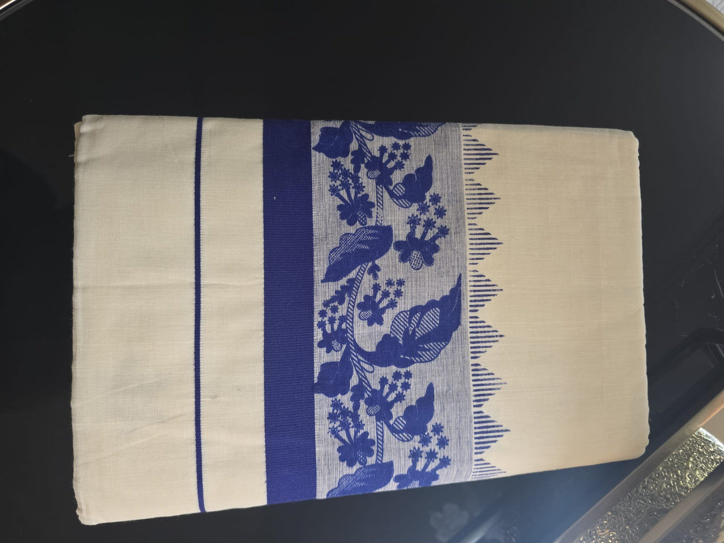 Kerala Cotton Printed Saree