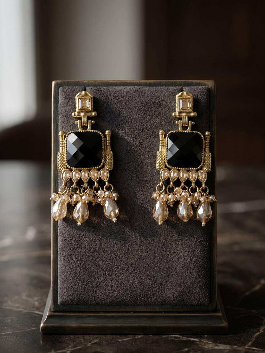 Rajwadi Antique Statement Danglers