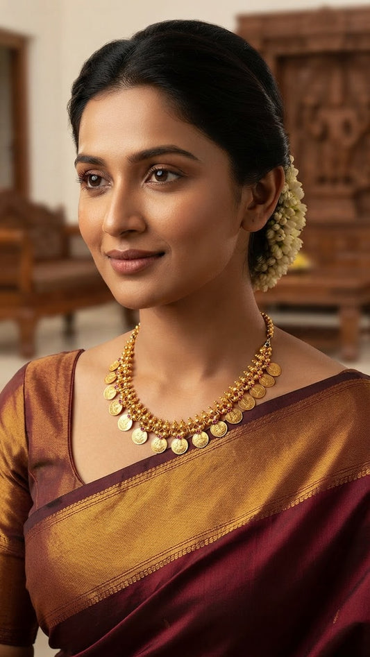 Gold Plated Kasu Mala